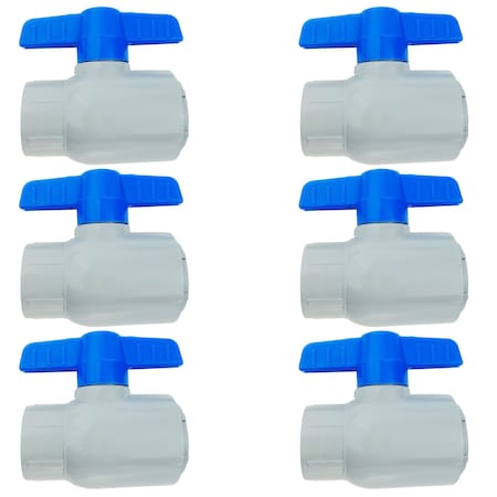 American Built Pro Ball Valve 1 in. Slip x Slip CPVC Schedule 80, 6PK BVCP100-P6